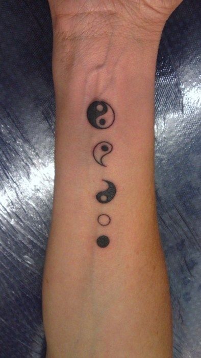 Ying Yang en transformación - Tatuajes para Mujeres