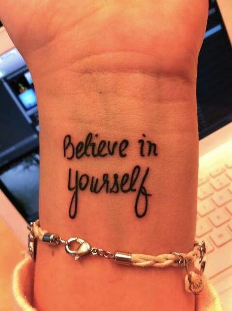 Frase: Believe in yourself
