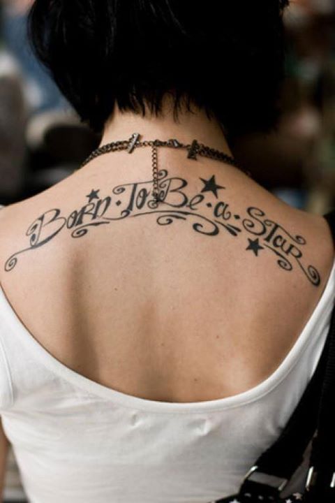 Frase: born to be a star