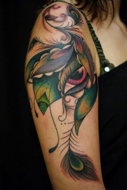 Plumas ojo
