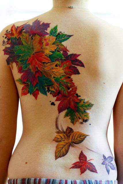 Hojas de otoño