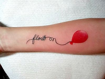 Frase: float on & Globo