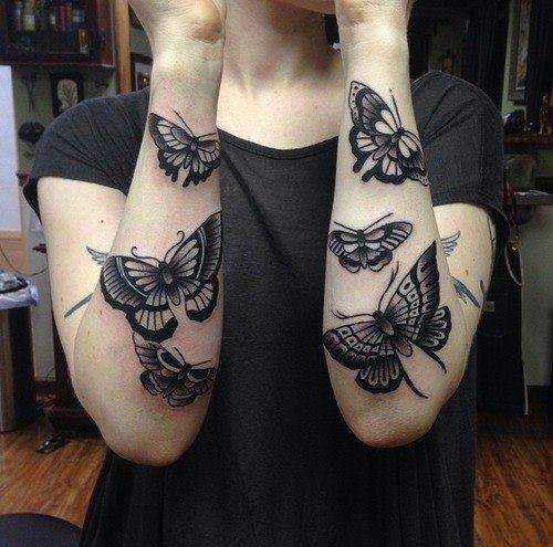 Mariposas negras