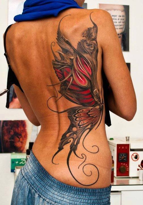 Mariposa alas grandes