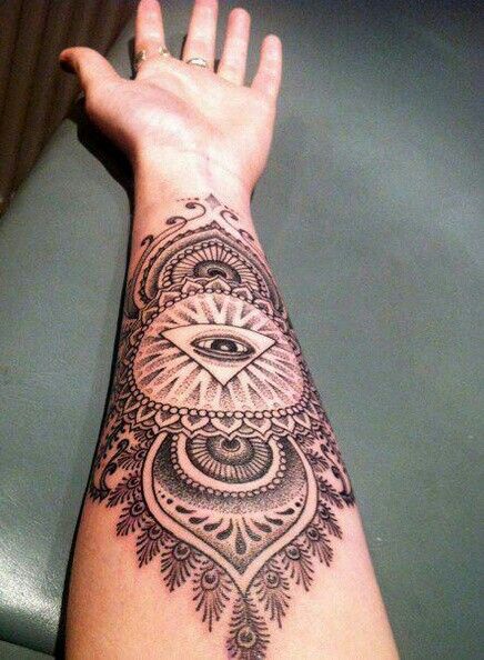 Mandala, Pirámide y Ojo que todo lo ve