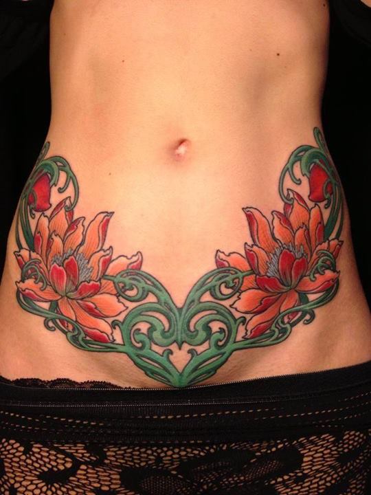 Corazón de Planta y Flores
