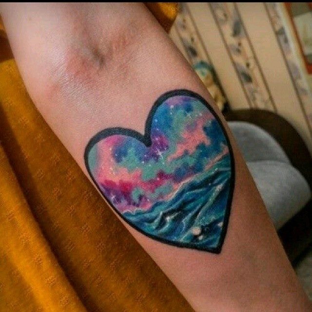 Corazón relleno de mar y cieloCorazón relleno de mar y cielo