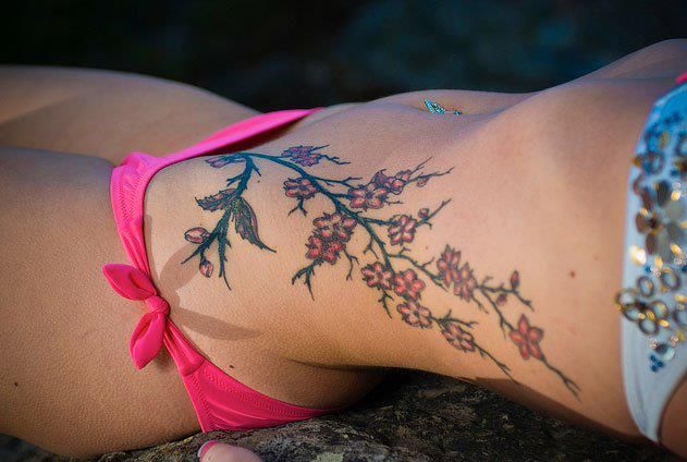 Florcitas prendidas de rama