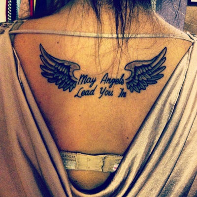Frase: May Angels Lead You In