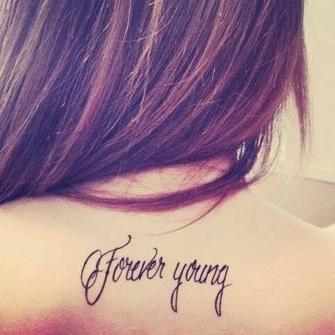 Frase Forever Young