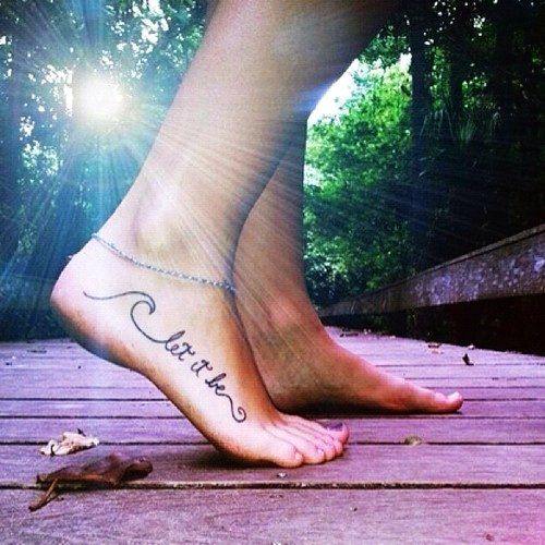 Frase: Let it be y Olas