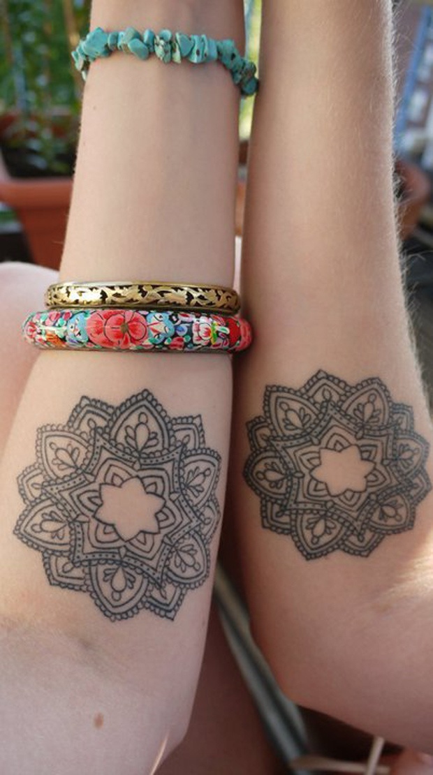 Mandalas Flor para Amigas