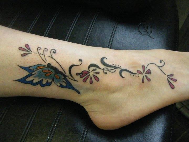 Mariposa, Flores, Puntos