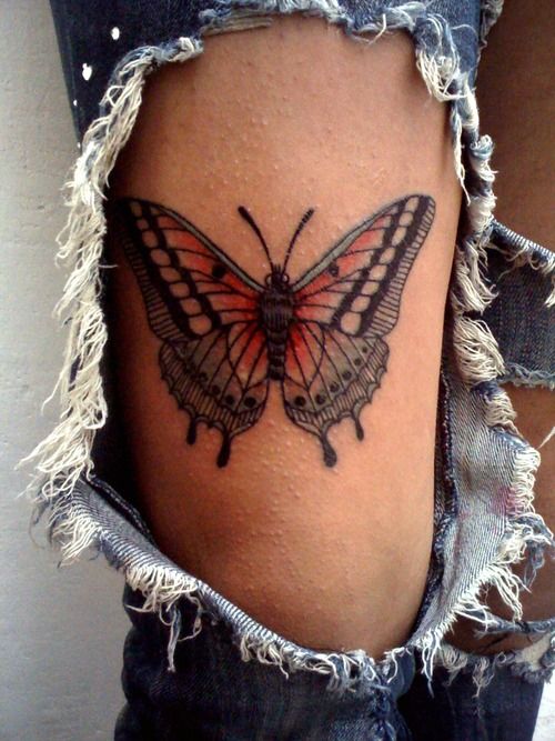 Mariposa roja