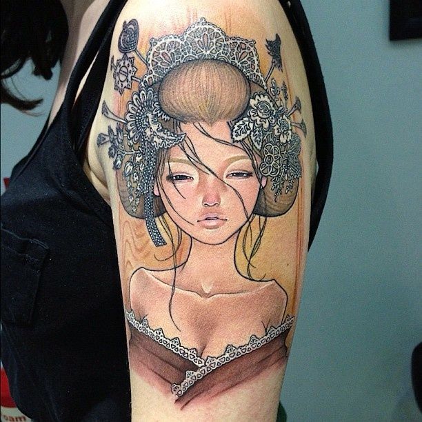 Tatuaje de Audrey Kawasaki