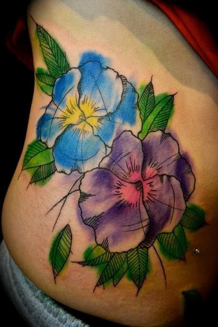 Flor Azul & Flor Violeta