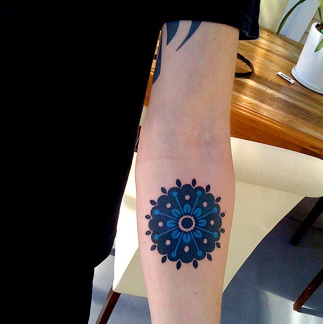 Mandala Azul Marino