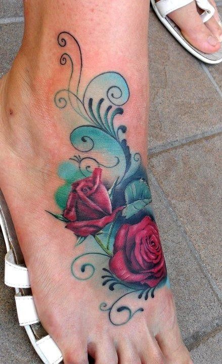 Rosas rojas y firuletes