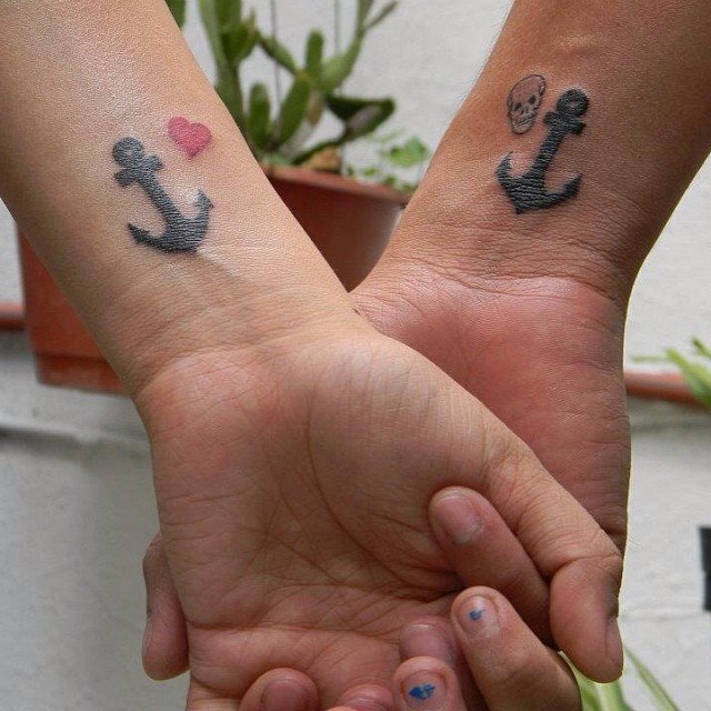 Ancla Corazón & Ancla Calavera
