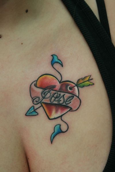 Corazón, Flecha y Nombre
