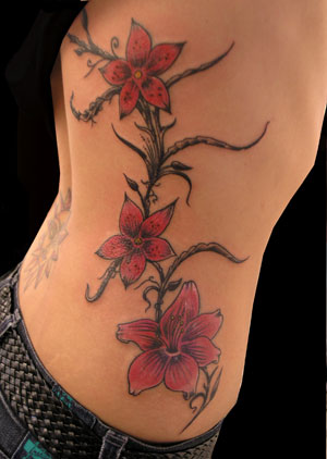 Flores en enredaderas