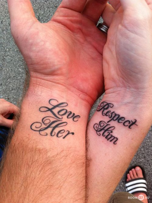 Frase: Love Her - Respect Him