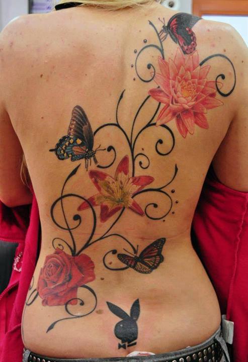 20 tatuajes en la espalda: Solo para Mujeres Atrevidas! - Tatuajes para