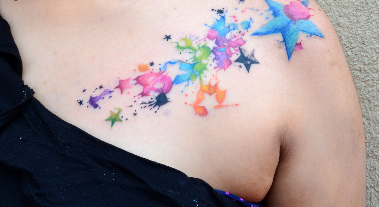 Estrellas en Acuarelas by Javi Wolf