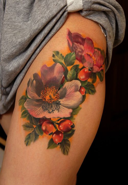 Flores y Frutos
