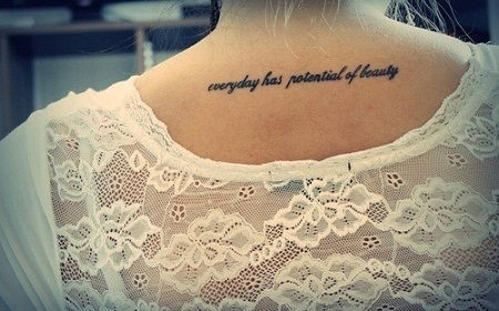 Frase: Everyday has potential of beauty