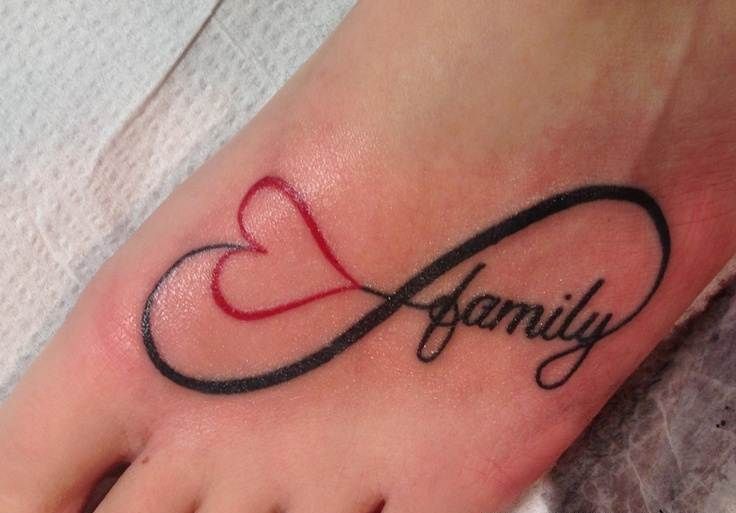 Infinito, Corazón y Frase: Family