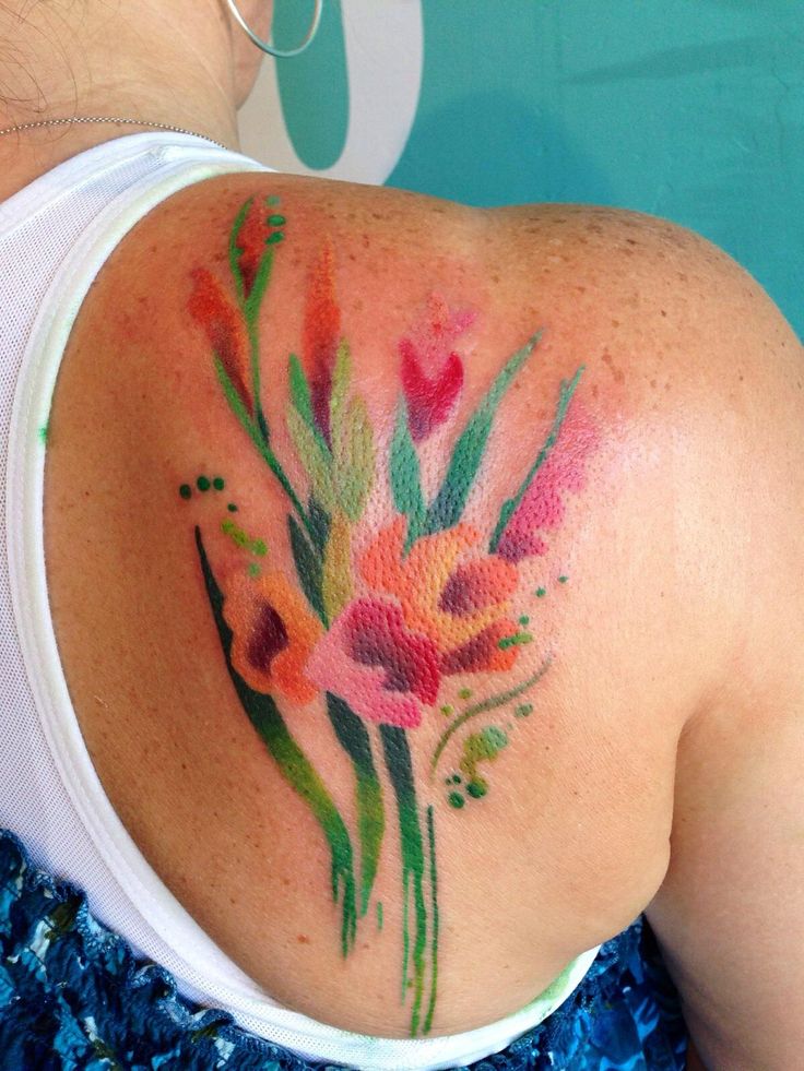 Flores en Acuarelas