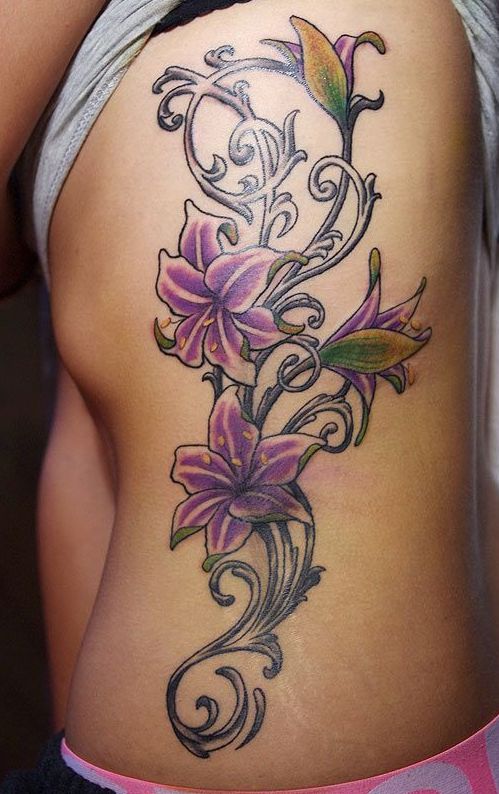 Flores Lirios Violeta