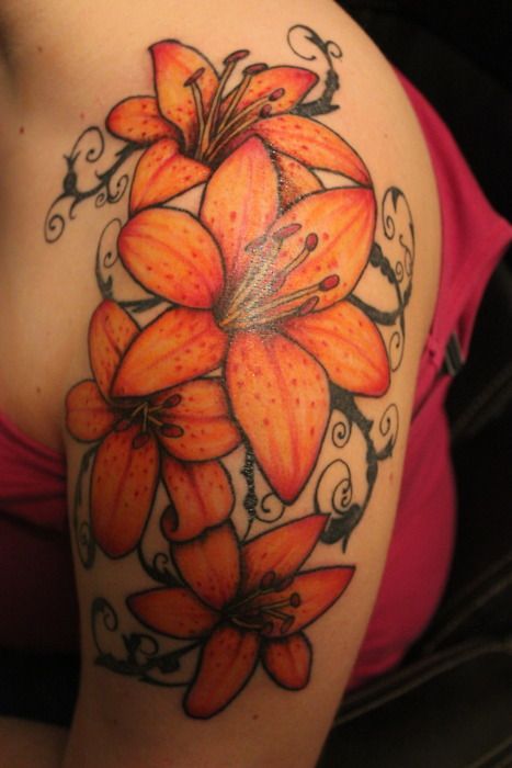 Flores Naranja