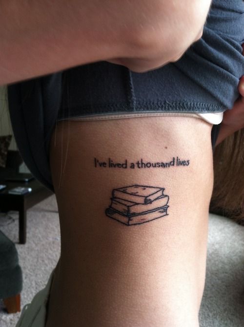 Frase: I´ve lived a thousand lives y Libros