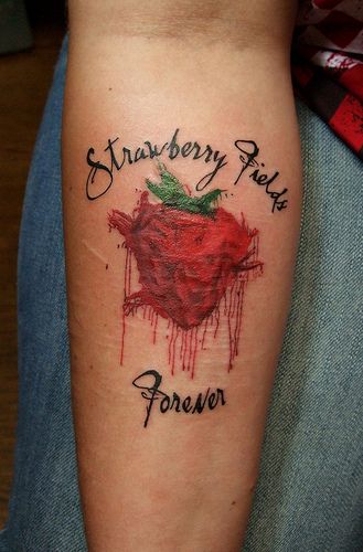 Frase: Strawberry Fields Forever y Frutilla