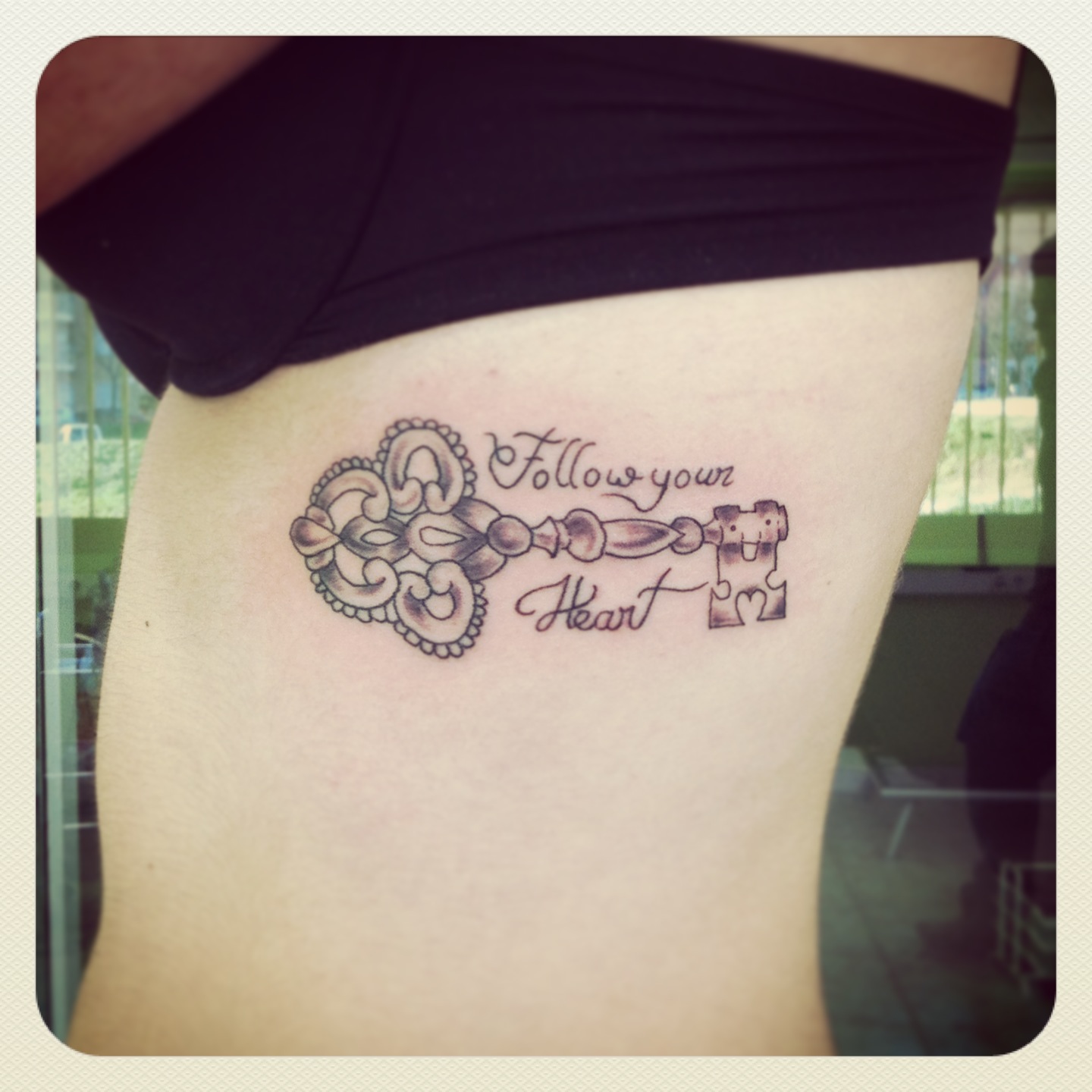 llave y frase follow your heart tatuajes para llave y frase follow your heart tatuajes para