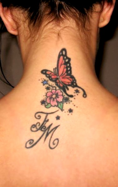 Mariposa, Flor e Inicial de Nombre