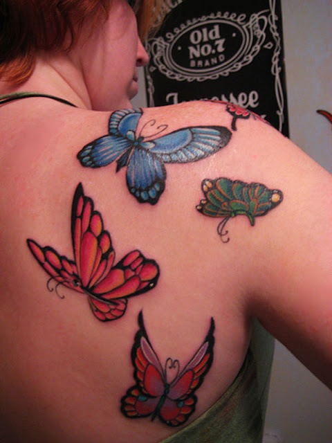 Mariposas de colores
