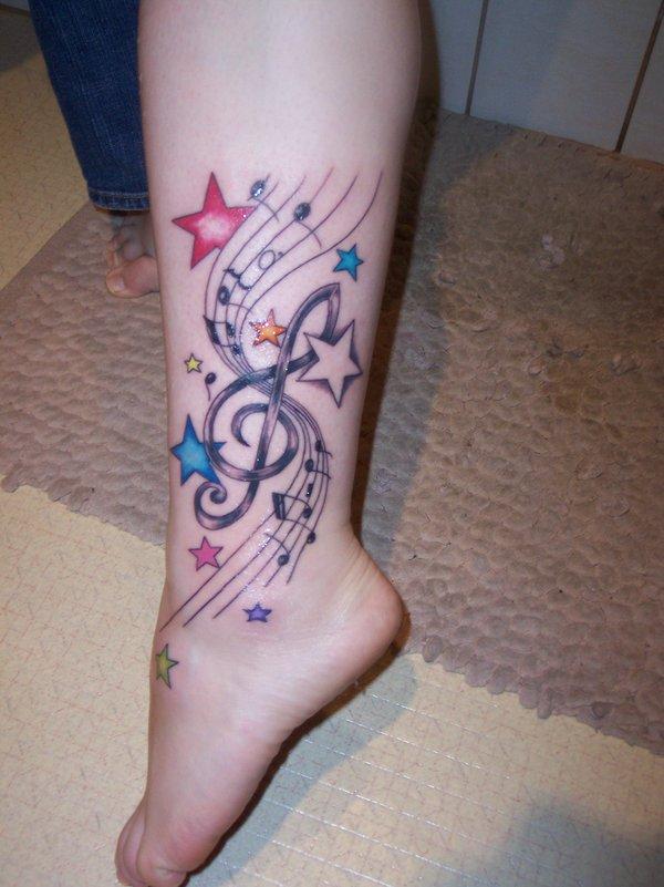 Clave de Sol, Pentagrama, Estrellas y Notas Musicales