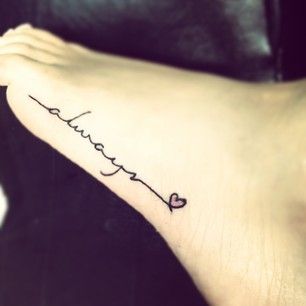 Frase: Always & Corazón