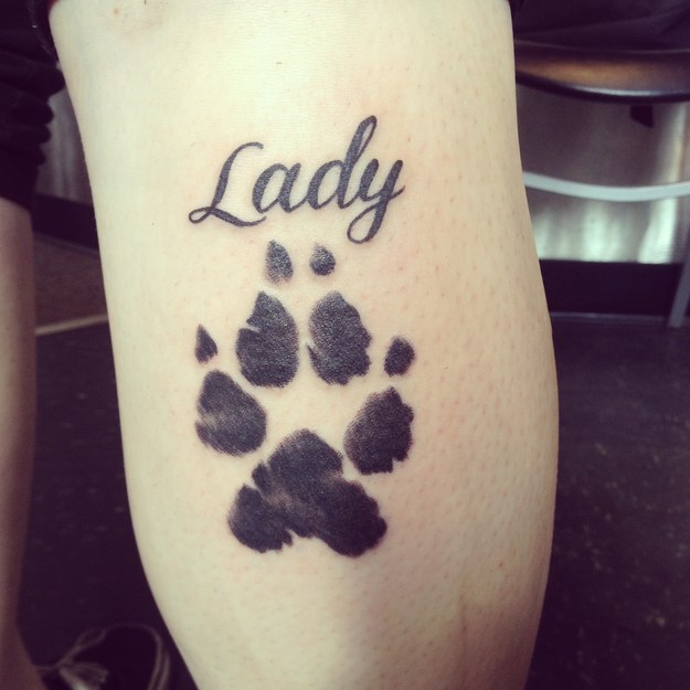huella de mascota y su nombre tatuajes para huella de mascota y su nombre tatuajes para