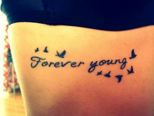 Frase: Forever Young y Aves