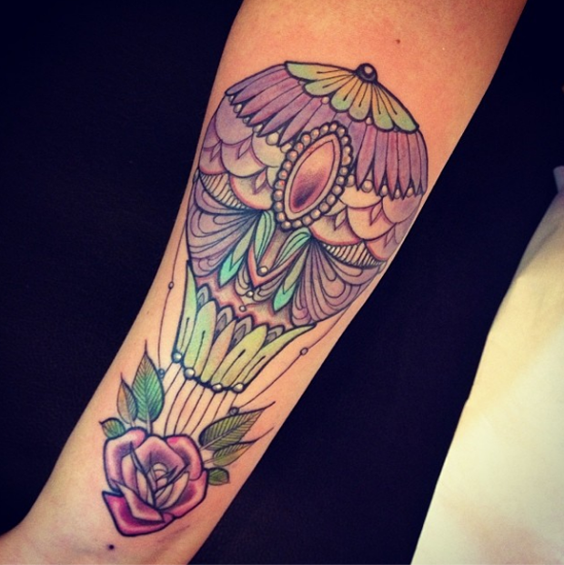 Globo con Flor y Diamante by Miss Julliet