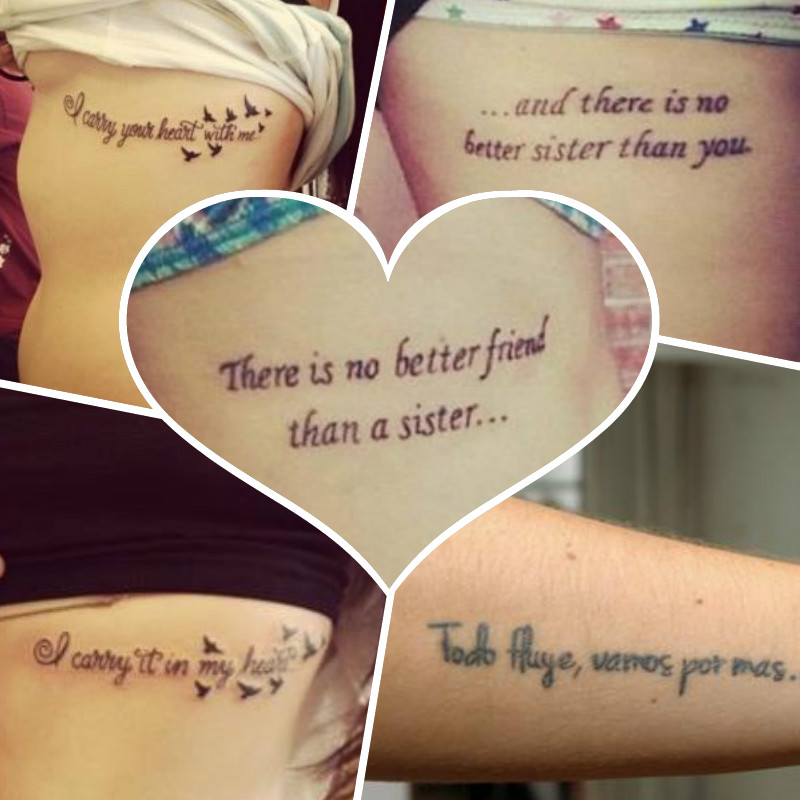 30 Frases de Amistad para Tatuajes Tatuajes para Mujeres 30 Frases de Amistad para Tatuajes Tatuajes para Mujeres