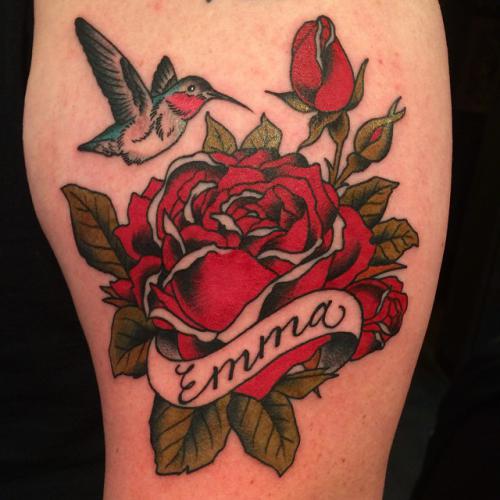 Flores, Colibrí y Nombre