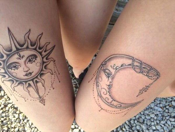 Luna & Sol con cadenas