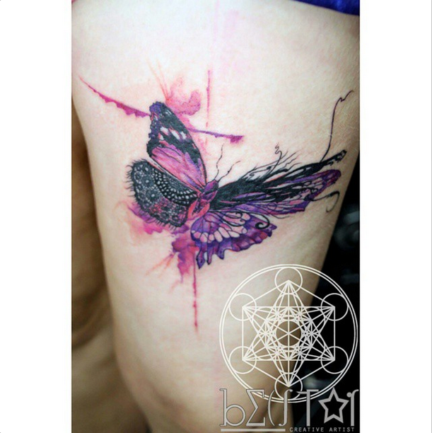 Mariposa en Acuarelas by Becstar