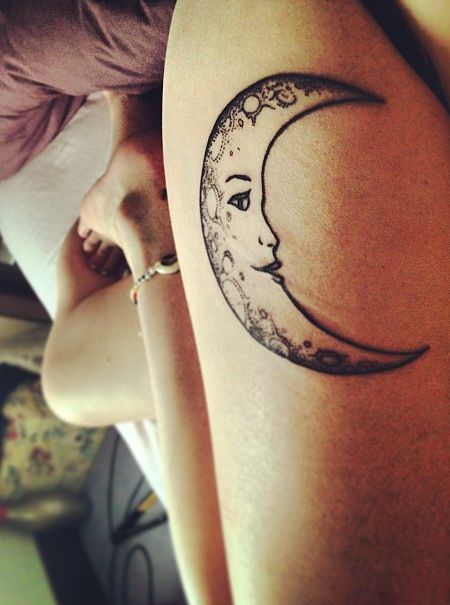 Media Luna en Pierna