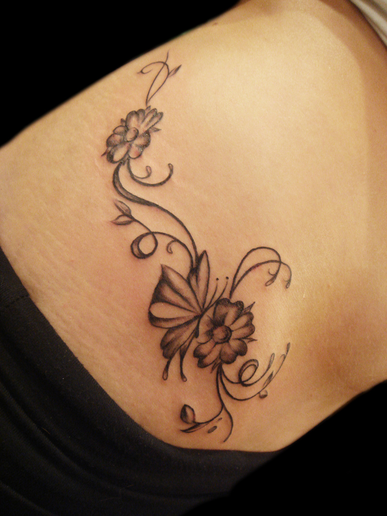 Mariposa, Flores y Firuletes